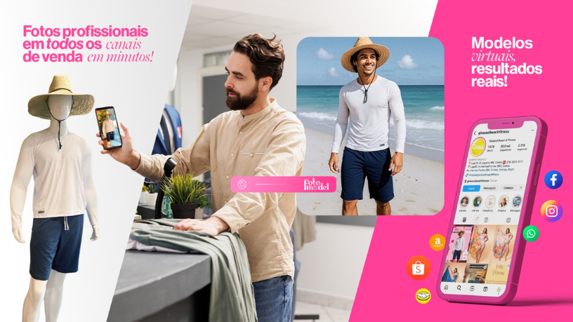 Descubra com o FotoModel como transformar sua marca com imagens acessíveis e profissionais.